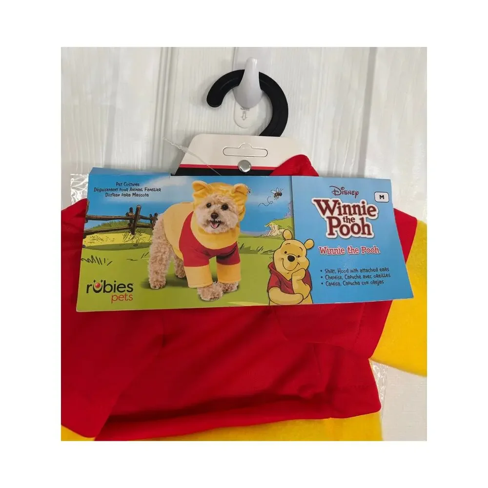 New Rubies Pet Costumes Disney Winnie The Pooh Bear Dog Medium Outfit